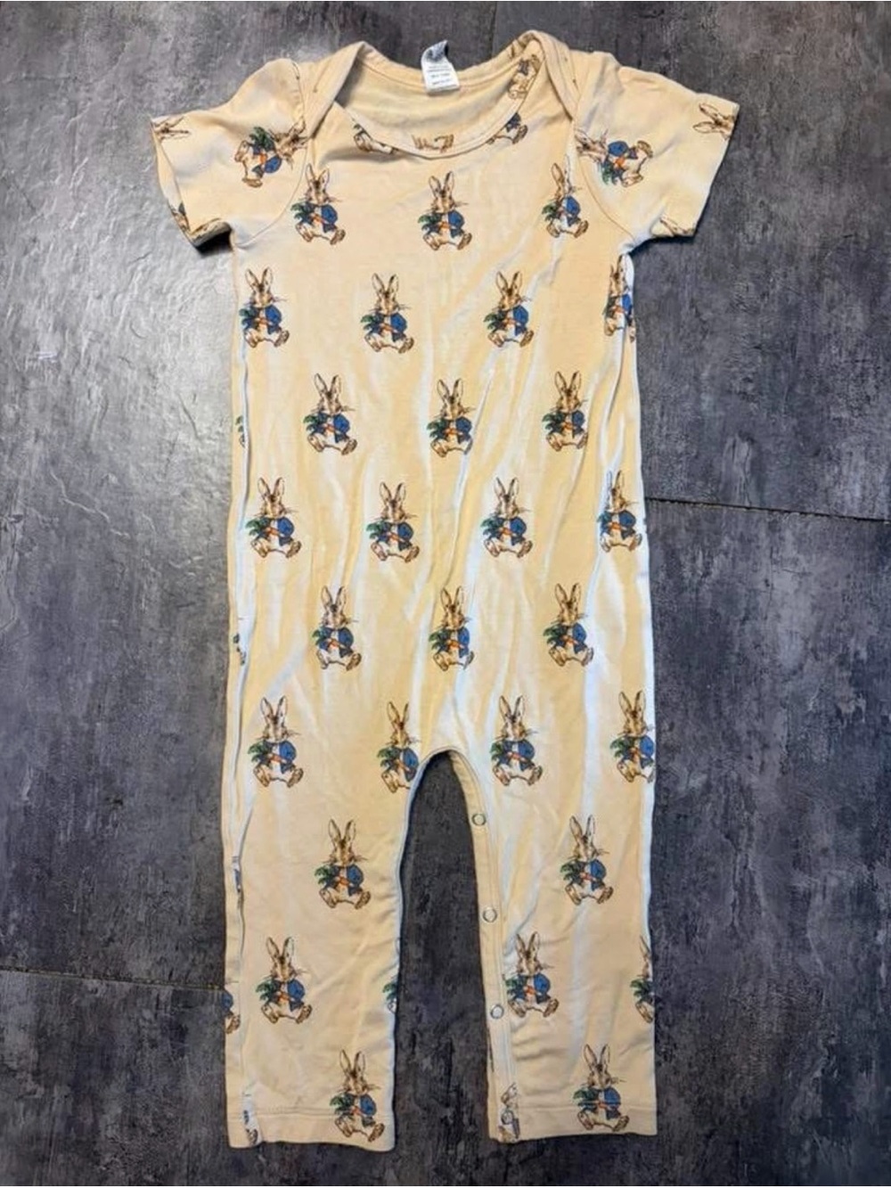 kate quinn Peter Rabbit Bamboo Short Sleeve Union Suit